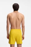 BOSS  BOSS Erkek Beli Bağlamalı Cepli Astarlı Kısa Boy Sarı Deniz Şortu 50491594-726