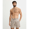 BOSS  BOSS Erkek Beli Lastikli Bağlamalı Kısa Boy Bej Mayo 50561181-274