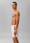 Calvin Klein Calvin Klein Erkek Normal Kesim Elastik Bel Bantlı Yanları Logo İmzalı Şerit Çizgili Beyaz Bikini Altı LV00N61042-YAC