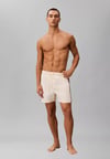 Calvin Klein Calvin Klein Erkek Normal Kesim Elastik Bel Bantlı Yanları Logo İmzalı Şerit Çizgili Beyaz Bikini Altı LV00N61042-YAC