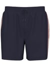 Calvin Klein Calvin Klein Erkek Normal Kesim Elastik Bel Bantlı Yanları Logo İmzalı Şerit Çizgili Mavi Bikini Altı LV00N61042-0PP