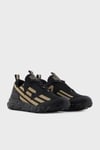 EA7 Ea7 Erkek Hafif Yüksek Taban Kartal Logolu Siyah-Altın Sneaker X8X217 XK433-R969