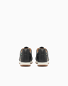 EA7 Ea7 Unısex Kartal Logo Desenli Ortopedik Tabanlı Deri Siyah - Gold Sneaker 7X000648 AF15588-MC021