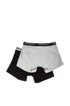 Emporio Armani Emporıo Body Erkek Marka Logolu Beli Lastikli Siyah-Gri Boxer CC717 111268-320