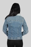 Liu Jo Lıu Jo Kadın Marka Logolu Günlük Kullanım Mavi Ceket UF3123D4391-78282