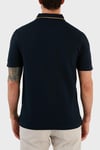 Paul Shark Paul Shark Erkek Polo Yaka Düğme Kapamalı Kısa Kollu Mavi Polo Yaka T-Shirt 12311732-130