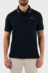 Paul Shark Paul Shark Erkek Polo Yaka Düğme Kapamalı Kısa Kollu Mavi Polo Yaka T-Shirt 12311732-130
