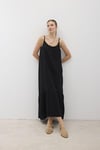E28-7314*-LACİVERT-LLEVUREÜst GiyimAskı Ayarlı Oversize Müslin Elbise LACİVERT