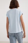 T27-2194-L-MAVİLEVURETest KategoriKadın Love Baskılı Basic Tshirt MAVİ