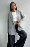 Oversize Daddy Premium Astarlı Blazer Ceket