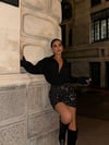 Bak'ap Fashion Pullu Gece Elbisesi