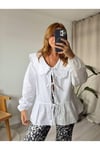 Bebe Yaka Önü Bağlamalı Pinterest Gömlek