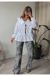 Bebe Yaka Önü Bağlamalı Pinterest Gömlek