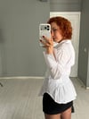 Korse Detaylı Poplin Gömlek