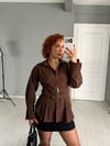 Korse Detaylı Poplin Gömlek 