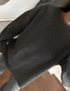 Premium Bisiklet Yaka Basic Oversize Triko Kazak