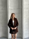 Premium Leopar Astarlı Blazer Ceket
