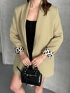 Premium Leopar Astarlı Blazer Ceket