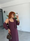Premium Modal gömlek -Askılı Elbise 2'li Takım