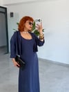Premium Modal gömlek -Askılı Elbise 2'li Takım