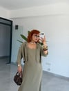 Premium Modal gömlek -Askılı Elbise 2'li Takım
