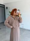 Premium Modal gömlek -Askılı Elbise 2'li Takım