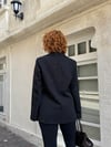 Premium Taş Baskılı Parlak Blazer Ceket DRYY