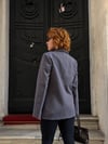 Premium Taş Baskılı Parlak Blazer Ceket DRYY