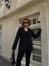 Premium Taş Baskılı Parlak Blazer Ceket DRYY