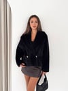 Premium Trend Düğmeli Fox Kumaş Şal Yaka Ceket