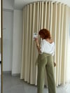 Premium Trend Modal Şallı Pul Detaylı Bol Paça Pantolon