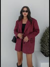 Premium Trend  Süet Blazer Ceket 