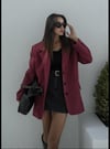 Premium Trend  Süet Blazer Ceket 
