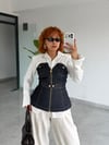 Premium Trend Tasarım Denim Korse