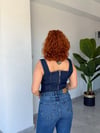 Premium Trend Wide Leg Parlak Taş Baskılı Denim Pantolon 