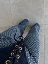 Premium Trend Wide Leg Parlak Taş Baskılı Denim Pantolon 