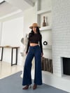 Premium Wede Leg Likralı Jean Denim Pantolon