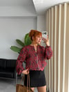 Roxanne Paisley Bomber Ceket