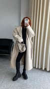 Su Geçirmez Kuşaklı Oversize Trençkot