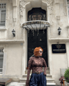 Trend Dantelli Trasnparan Bluz Aura