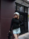 Trend Viral Püsküllü Asimetrik Triko Kazak