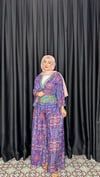 MOR HİNT İPEĞİ TAKIM