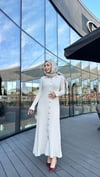 ÖNDEN DÜĞMELİ ELBİSE