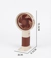 Çadır Dünyası W-1630-A Mini Katlanır Masaüstü Vantilatör - 180° Ayarlanabilir, Telefon Tutuculu, A+ Enerji Sınıfı Portatif Fan