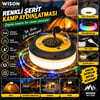 ÇADIR DÜNYASI WISON WS-888 RENKLİ ŞERİD LED KAMP LAMBASI