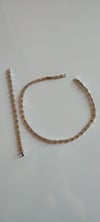 ÇELİK XOXO KOLYE/BİLEKLİK KOMBİNİ 