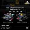  MoreArt 1:64 STEEL STRUCTURE PLATFORM PARKING SCENE DIORAMA (E)