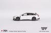 1/64 AUDİ ABT RS6-R GLACİER WHİTE METALLİC BLİSTER PACKAGİNG DİECAST SCALE MODEL CAR