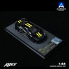 1/64 Aurora Model AMFF8BK Mansory F8XX Black w/ Yellow Stripes LHD