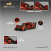 1/64 CM Model CM64-SOLUSGT-07 McLaren Solus GT Metallic Orange